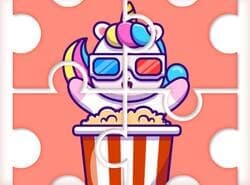 Lindos Rompecabezas De Unicornio Arco Iris