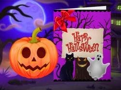 Feliz Diseñador De Tarjetas Princesa Halloween