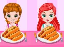 Concurso De Comida Princesa Hotdog