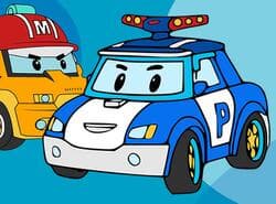 Libro Para Colorear Robocar
