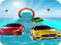 Juego De Carreras De Acrobacias De Coches Deslizantes De Agua 3D