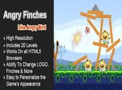 Finches Enojados Divertido Html5 Juego