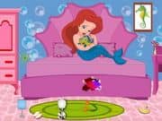 Baby Ariel Doll House Cleaning
