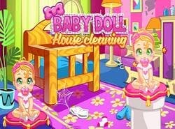 Juego De Limpieza De La Casa De Muñecas