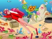 Barbie Underwater Cleaning