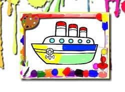 Libro Para Colorear Barcos