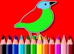 Bts Pájaros Libro Para Colorear