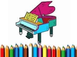 Bts Libro Para Colorear Piano