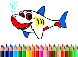 Bts Libro Para Colorear Tiburones