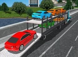 Simulador De Camión De Transporte De Coches