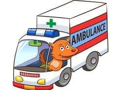 Rompecabezas De Ambulancia De Dibujos Animados