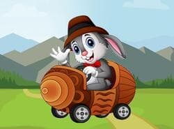 Animales De Dibujos Animados En Los Coches Coinciden Con 3