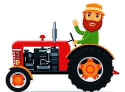 Traktors Granja De Dibujos Animados
