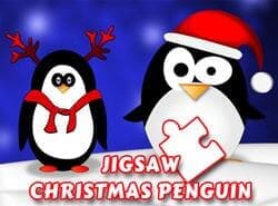 Rompecabezas De Pingüinos De Navidad
