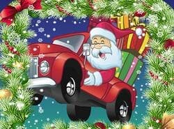Rompecabezas De Camiones De Navidad