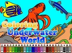 Colorear El Mundo Submarino