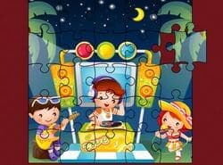 Lindos Niños Pequeños Rompecabezas