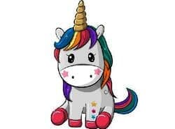 Lindo Recuerdo Unicornio