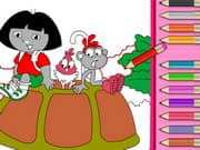 Dora And Nature Coloring