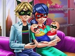 Día Familiar De La Niña Punteada