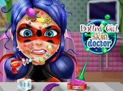 Médico De Piel De Chica Punteada