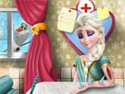 Elsa Frozen Cirugia en el Brazo