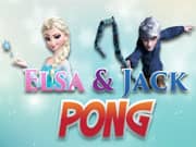 Elsa Frozen y Jack al Pong