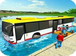 Juego De Carreras De Autobuses Acuáticos Flotantes 3D