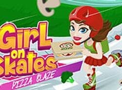 Chica En Patines: Manía De Pizza