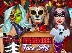 Halloween Face Art
