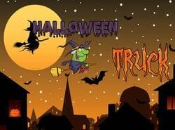 Rompecabezas De Camión De Halloween
