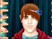 Justin Bieber en la Peluquería de Famosos