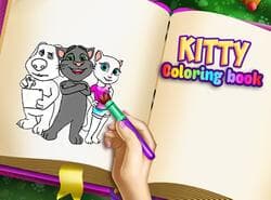 Libro Para Colorear Gatito