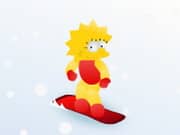 Lisa On Snowboard