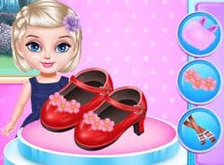 Diseño De Zapatos De Moda Princesa Pequeña