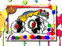 Libro Para Colorear Camiones Monstruo