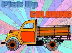 Recoger Camiones Colorear