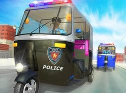 Juego De Rickshaw Auto Policía 2020