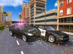 Simulación De Acrobacias De Coches De Policía 3D