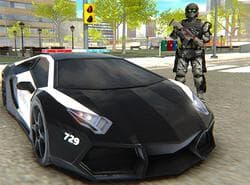 Simulador De Conductor De Policía Policía