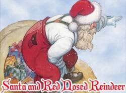 Santa Y Rojo Nariz Renos Rompecabezas