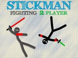 Stickman Luchando Contra 2 Jugadores