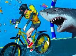Carreras De Bicicletas Bajo El Agua