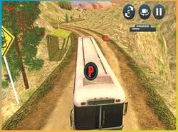 Simulador De Conducción De Autobús De Pasajeros Cuesta Arriba : Autobús Todoterreno
